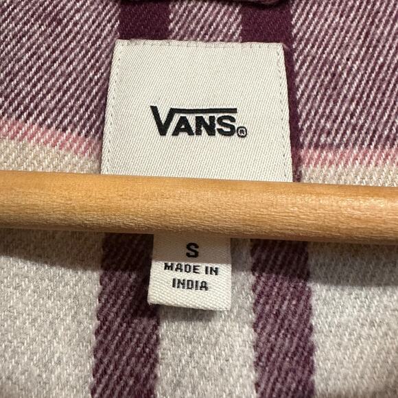 Vans | Small Shacket Jacket Plaid Checkered Skate Femme Warm Winter Soft Weather - Picture 5 of 7